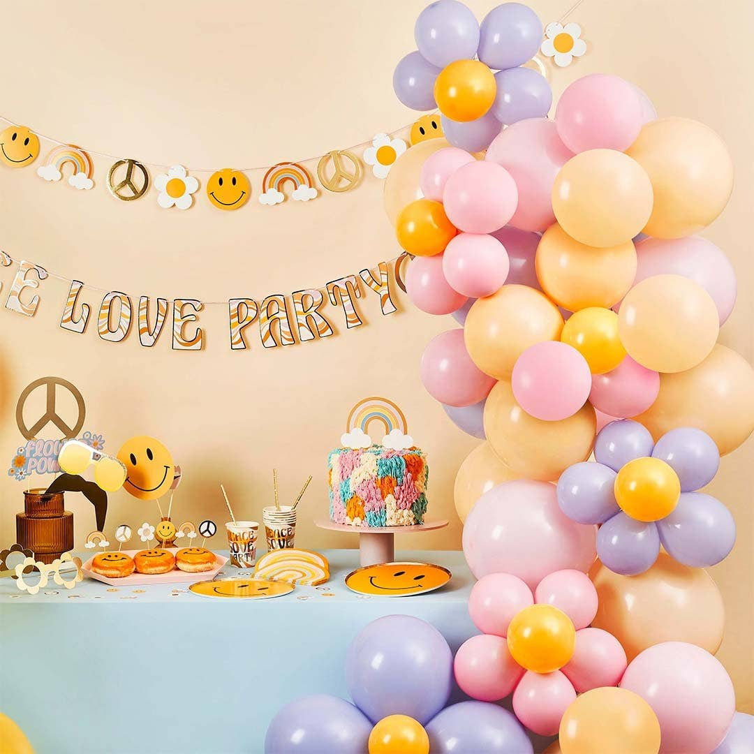 Flower Balloon Arch