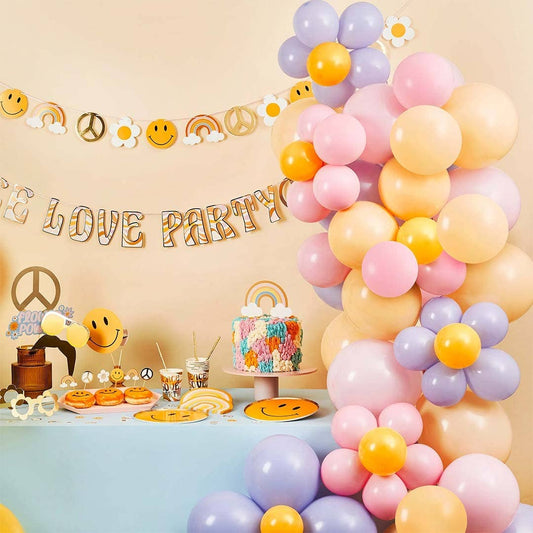 Flower Balloon Arch