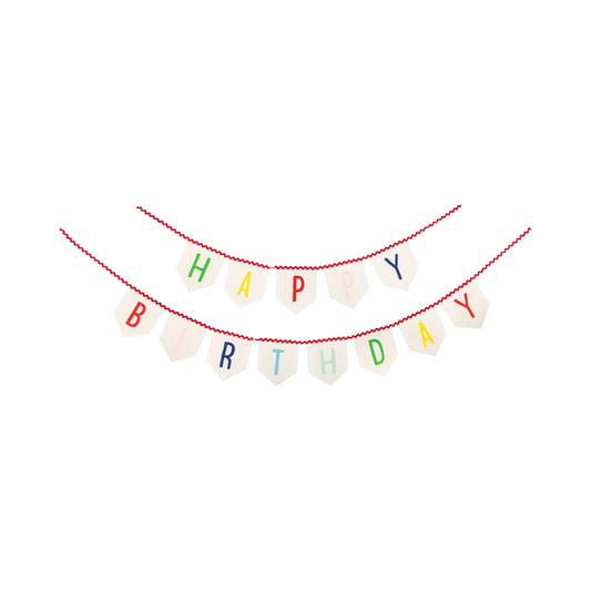 Happy Birthday Felt Banner